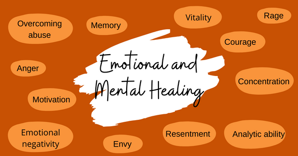 Carnelian emotional and mental healing properties