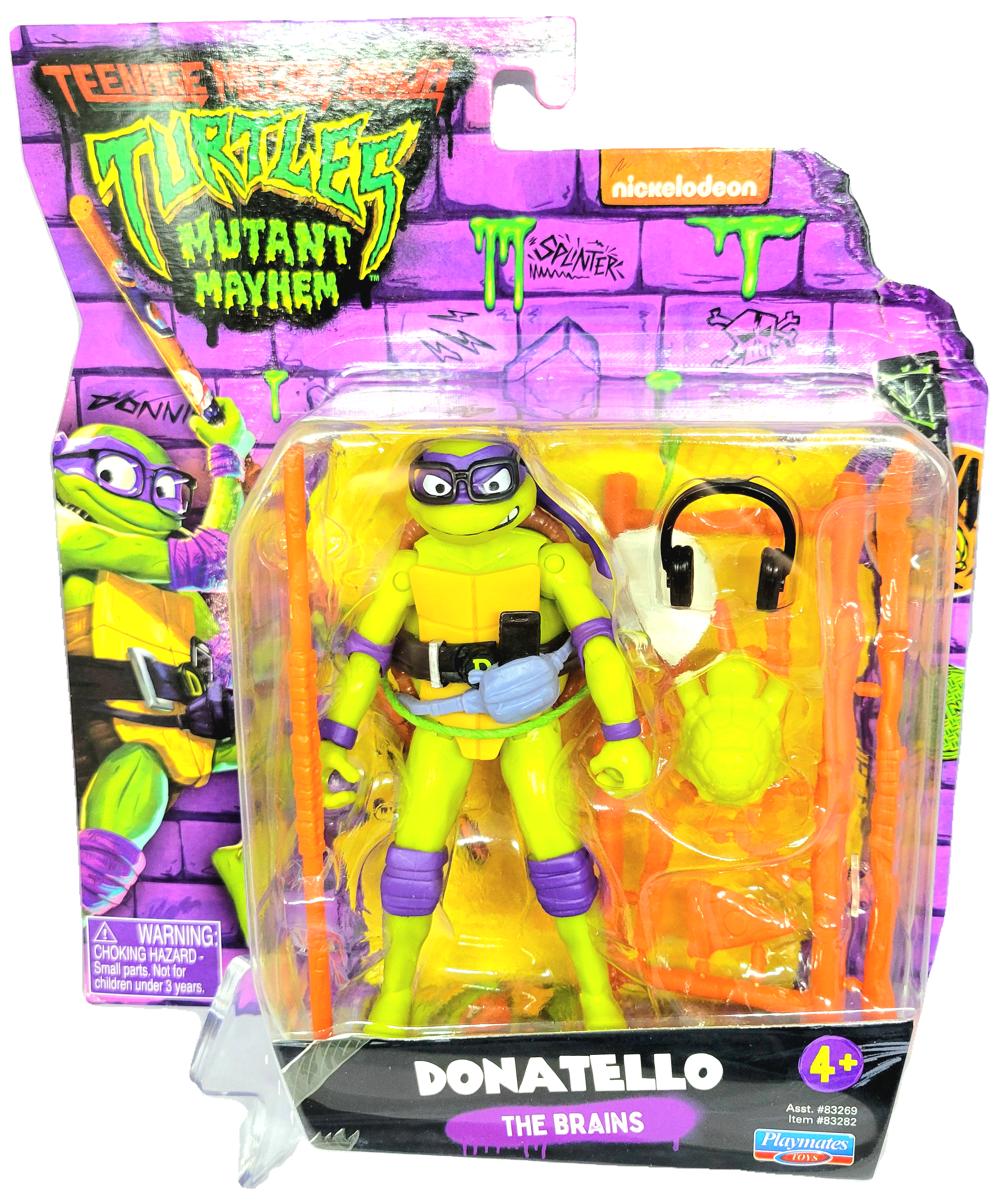 Playmates Teenage Mutant Ninja Turtles Mutant Mayhem Donatello Action Figure