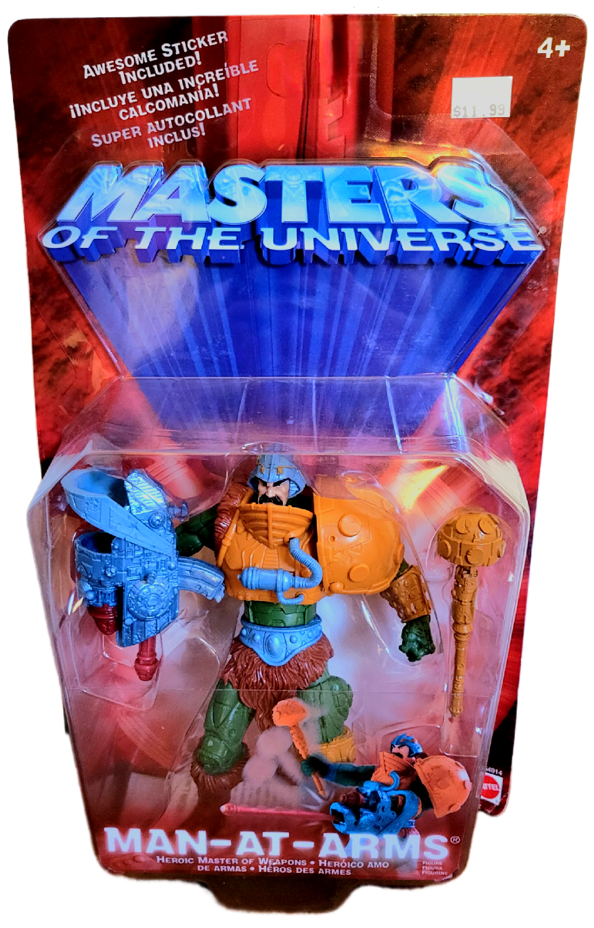 Mattel Masters of the Universe 200x Man-At-Arms Heroic Master of Weapons Action Figure