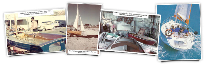 Some of the boats built in the early years by Binks