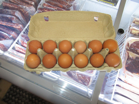 Organic free range eggs