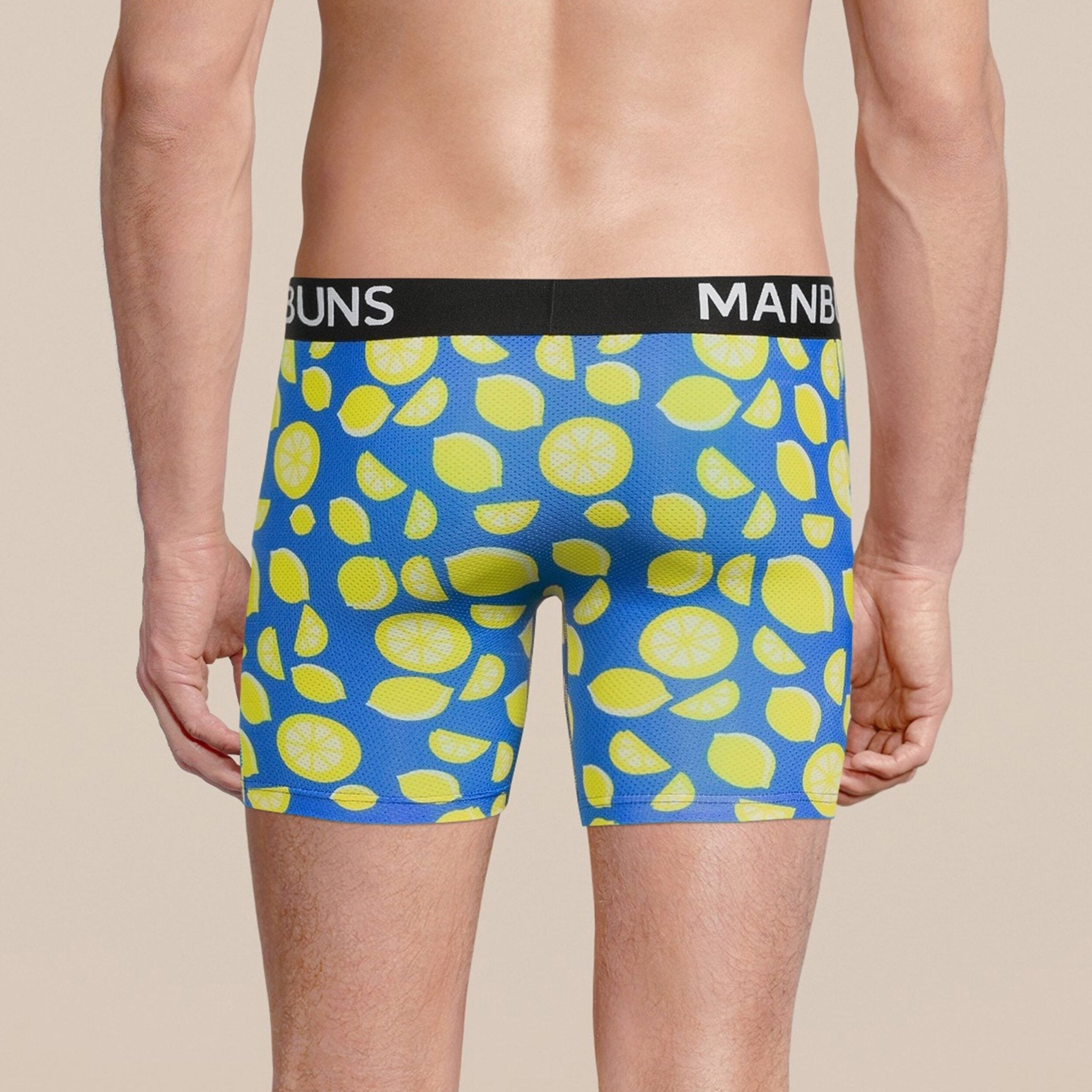 Kids Lemon Or Lime Print Boxer Shorts, Mens Sports Underwear