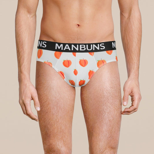 Funny Mens Boxer Shorts - Peachy Bum. Funny Valentine's Gift Idea