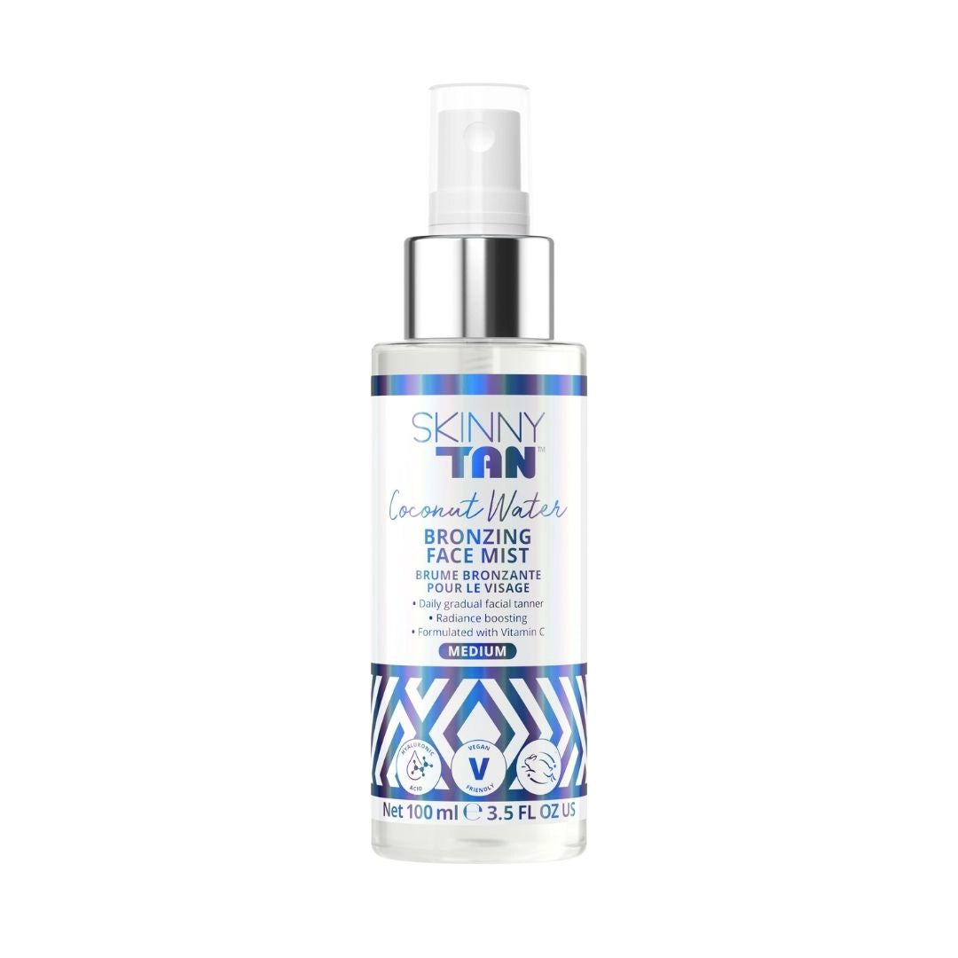 Skinny Tan Coconut Water Bronzing Face Mist 100ml Face Tanning Spray Face Tan Mist Tanning Mist