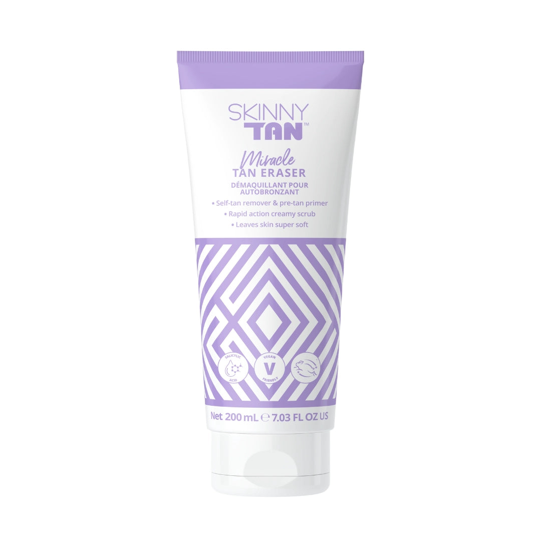 Skinny Tan Miracle Self-Tan Eraser 200ml - Removes Old & Unwanted Fake Tan To Leave Skin Soft & Prepped