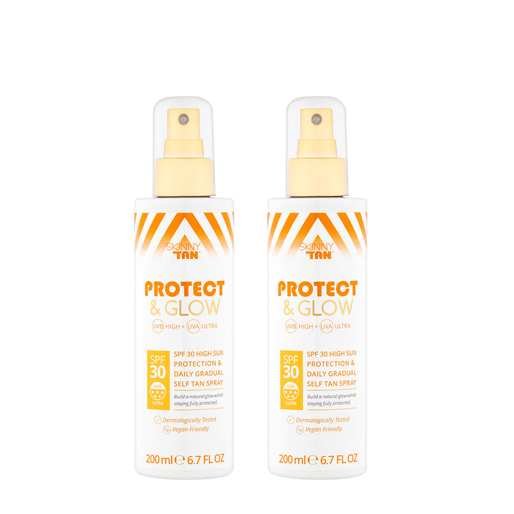 Skinny Tan Bundle Protect & Glow Milk Spray SPF 30 - 200ml Buy One Get One Free