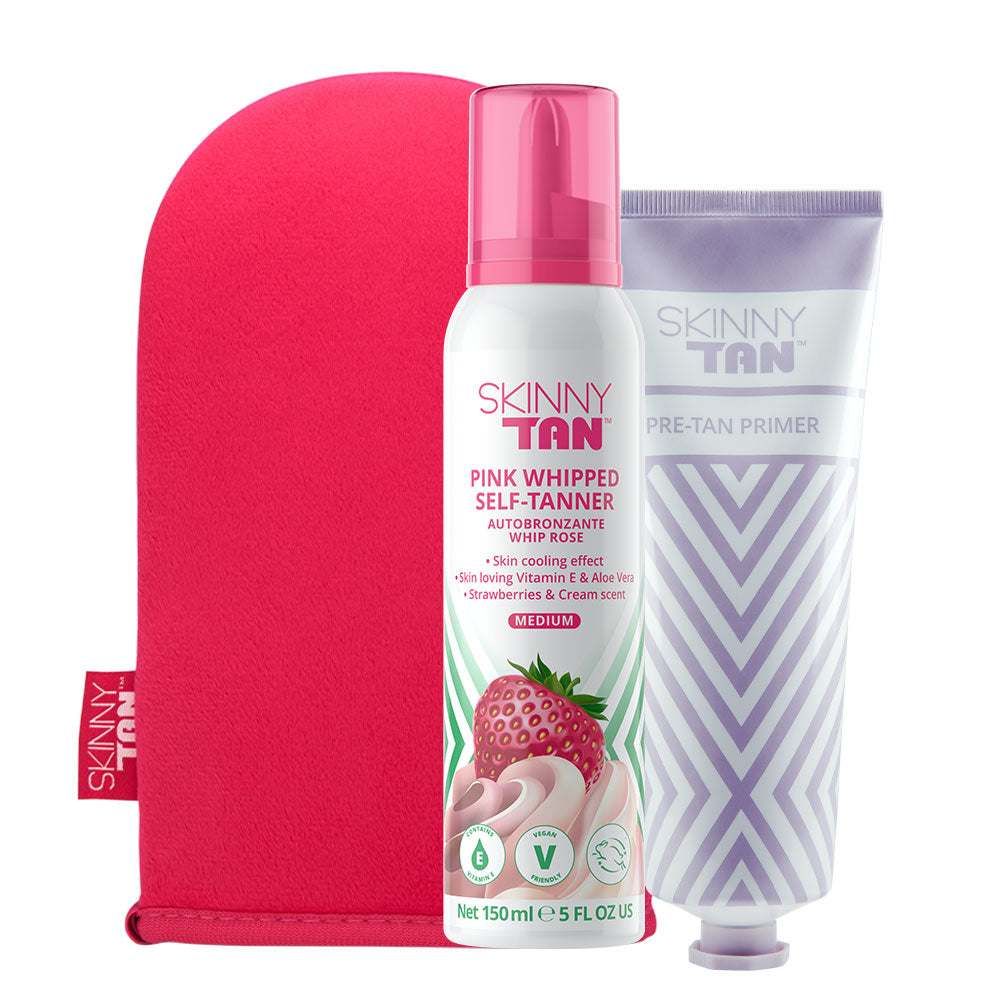 Skinny Tan Bundle Strawberries & Cream Whipped Self-Tanner Bundle