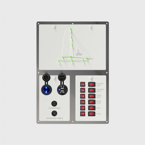 Solvit3D_3D Printed Switch Panel