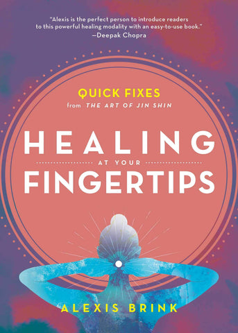 Red and Blue cover and Healing at your Fingertips by Alexis Brink cover