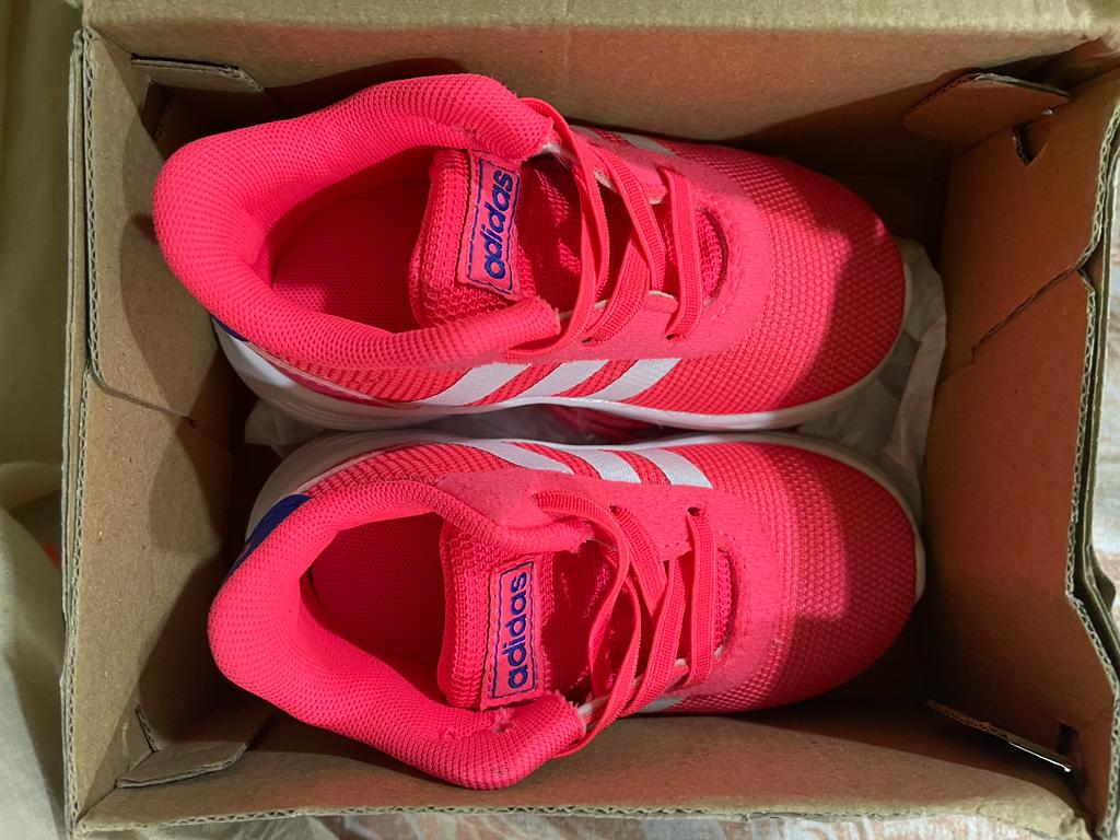 pink red adidas shoes