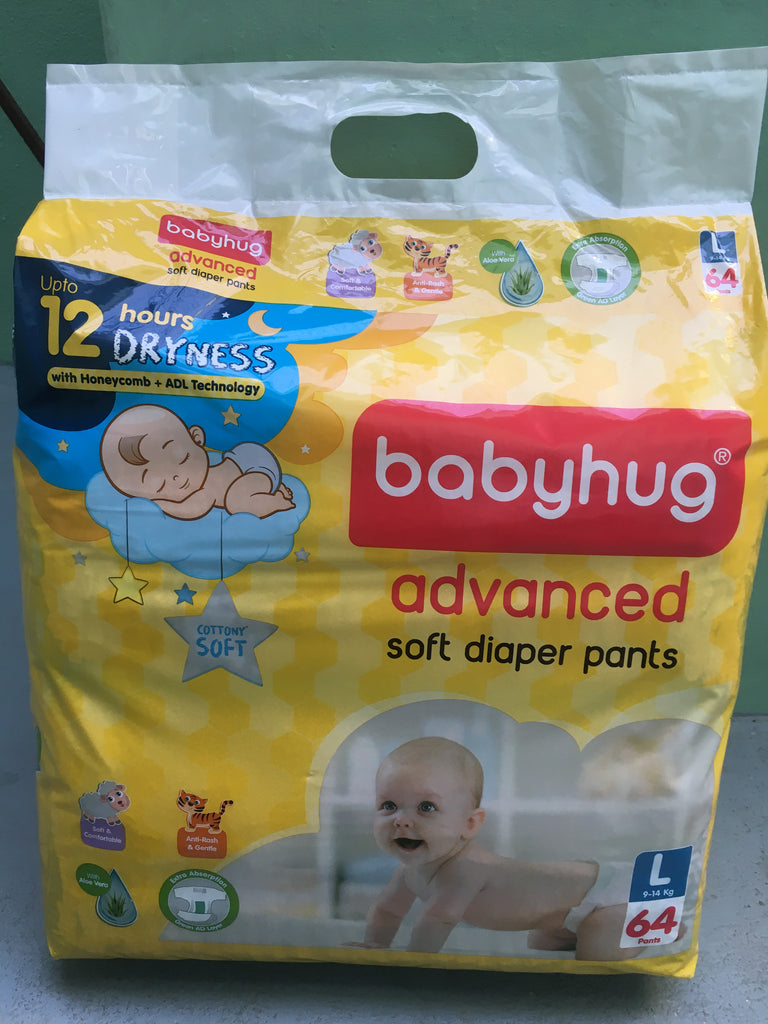 Buy Kiddy Soft Baby Diaper Pants, Medium Size Baby Diapers (7-12 Kg), Pack of 2, 64 Count, Anti-Lock Gel Technology