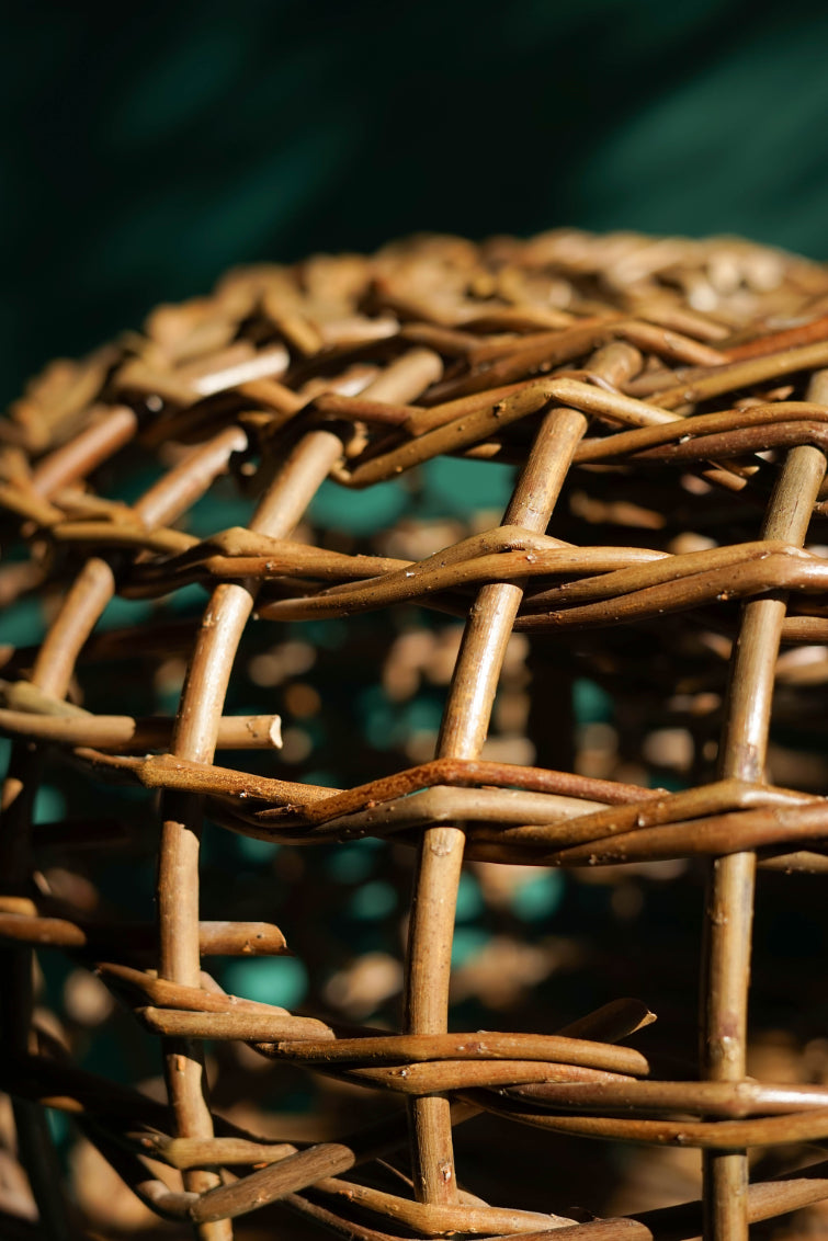 Willow lobster pot from the Hebridean Isle of Eigg.