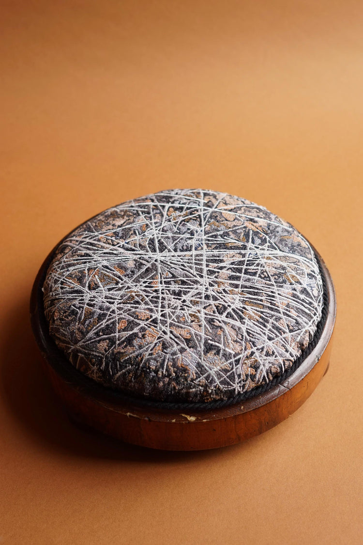  Another angle of Laura Lees' Organic Debris Button Stool.