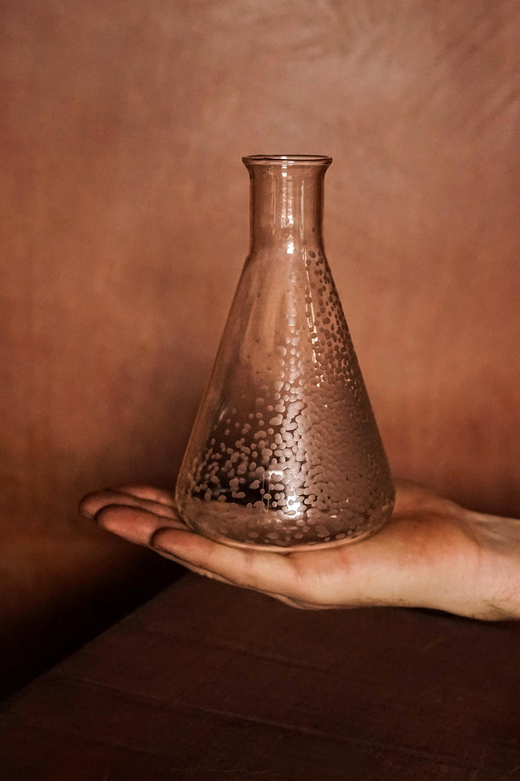  The Medium Conical Beaker, part of Second Lives by Juli Bolaños-Durman. Held in James palm.