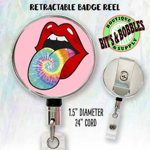 Lips Badge Reel