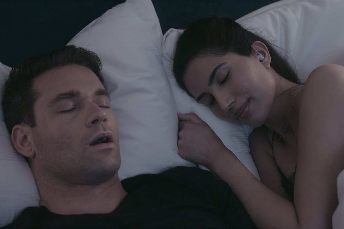 sleep with a snorer with nightbuds