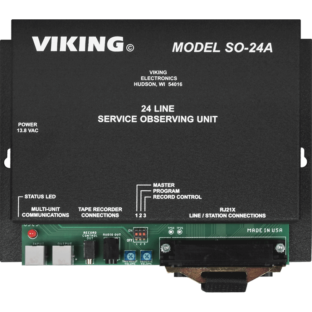Viking SO-24A 24 Line Service Observation Unit