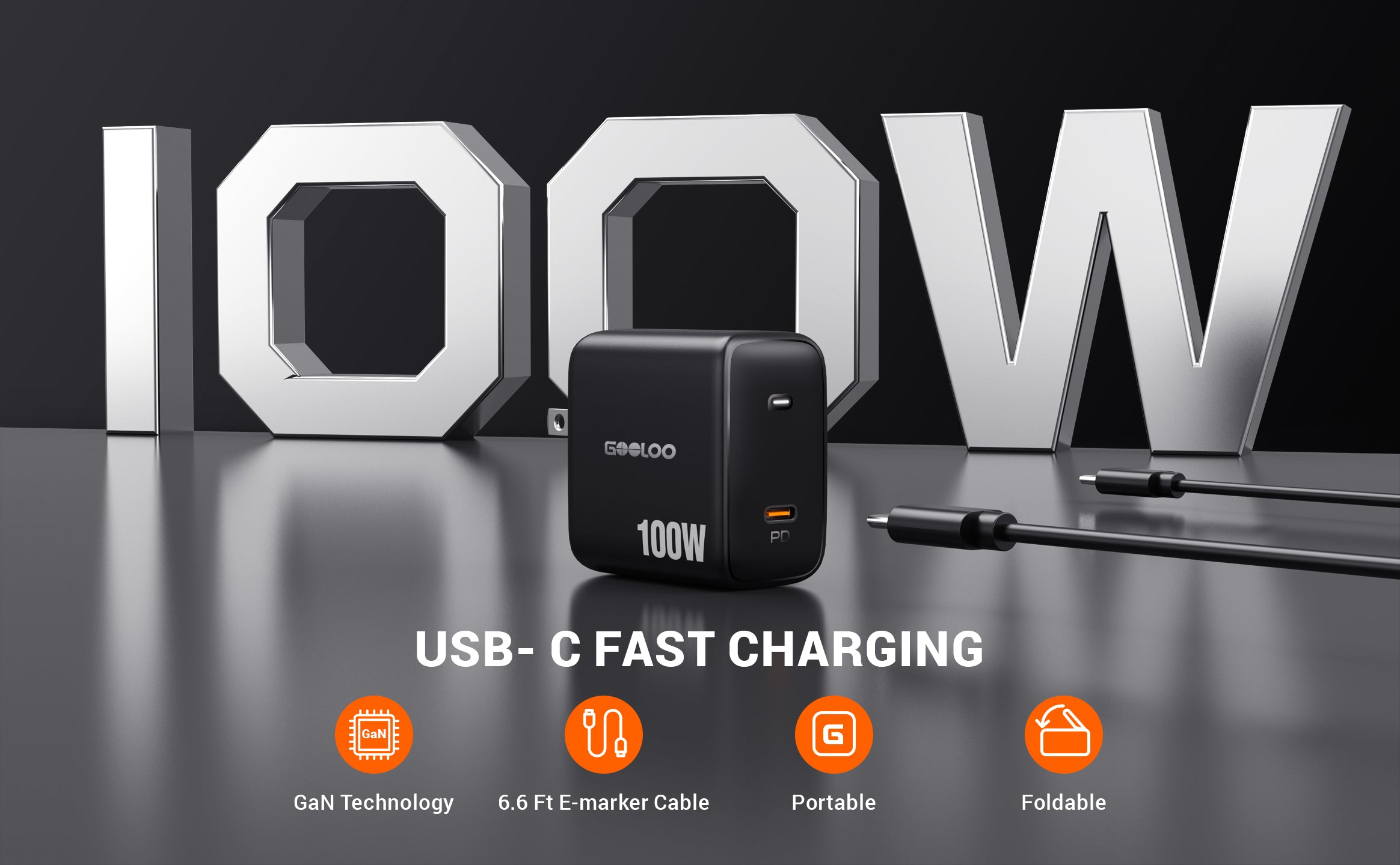 100W Two-Way Charging GT4000 Set – GOOLOO