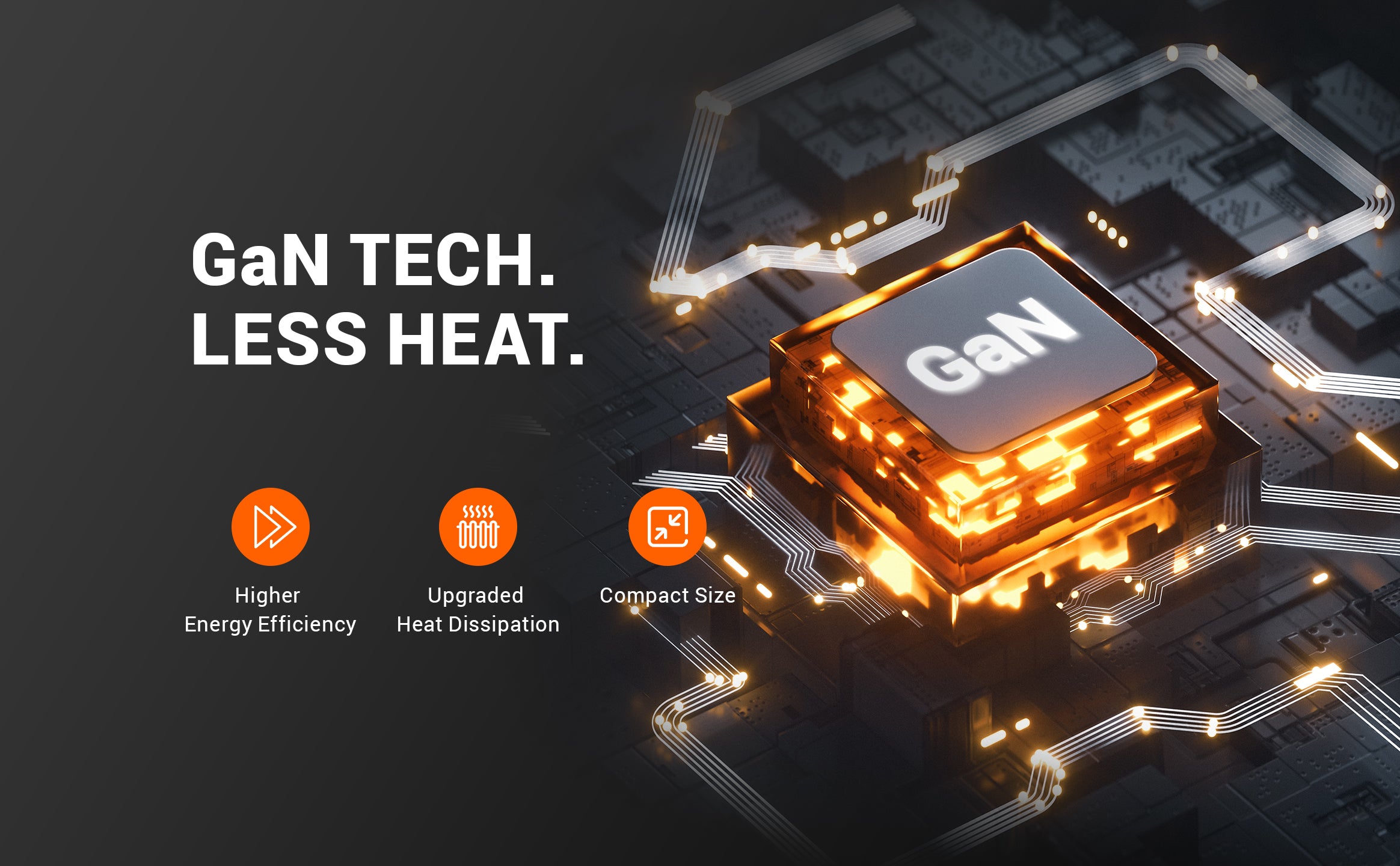 high efficiency fast charge less heat safe