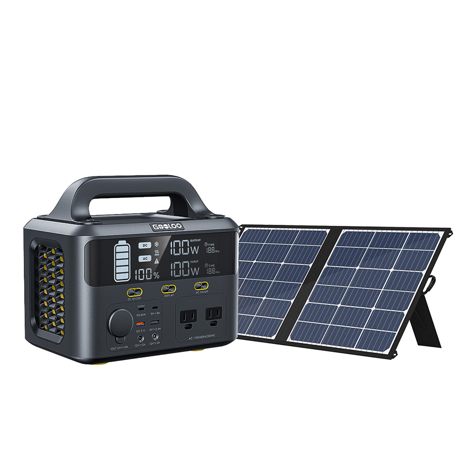 GOOLOO GTX300 Solar Power Station | 300 W 299.52 Wh