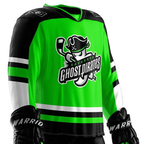 Youth Black Ghost Pirates Jersey – Savannah Ghost Pirates Team Store