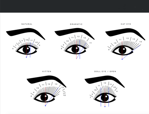 popular lash mapping