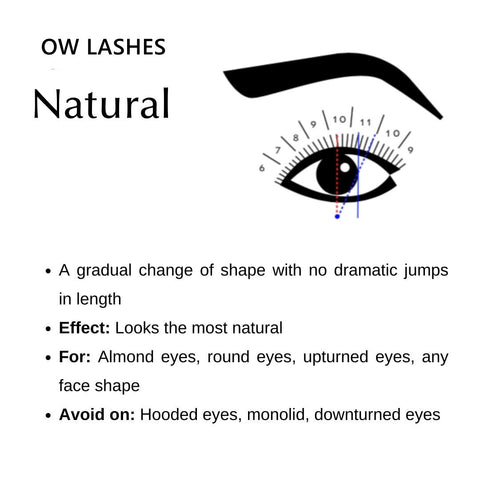 natural lash styles