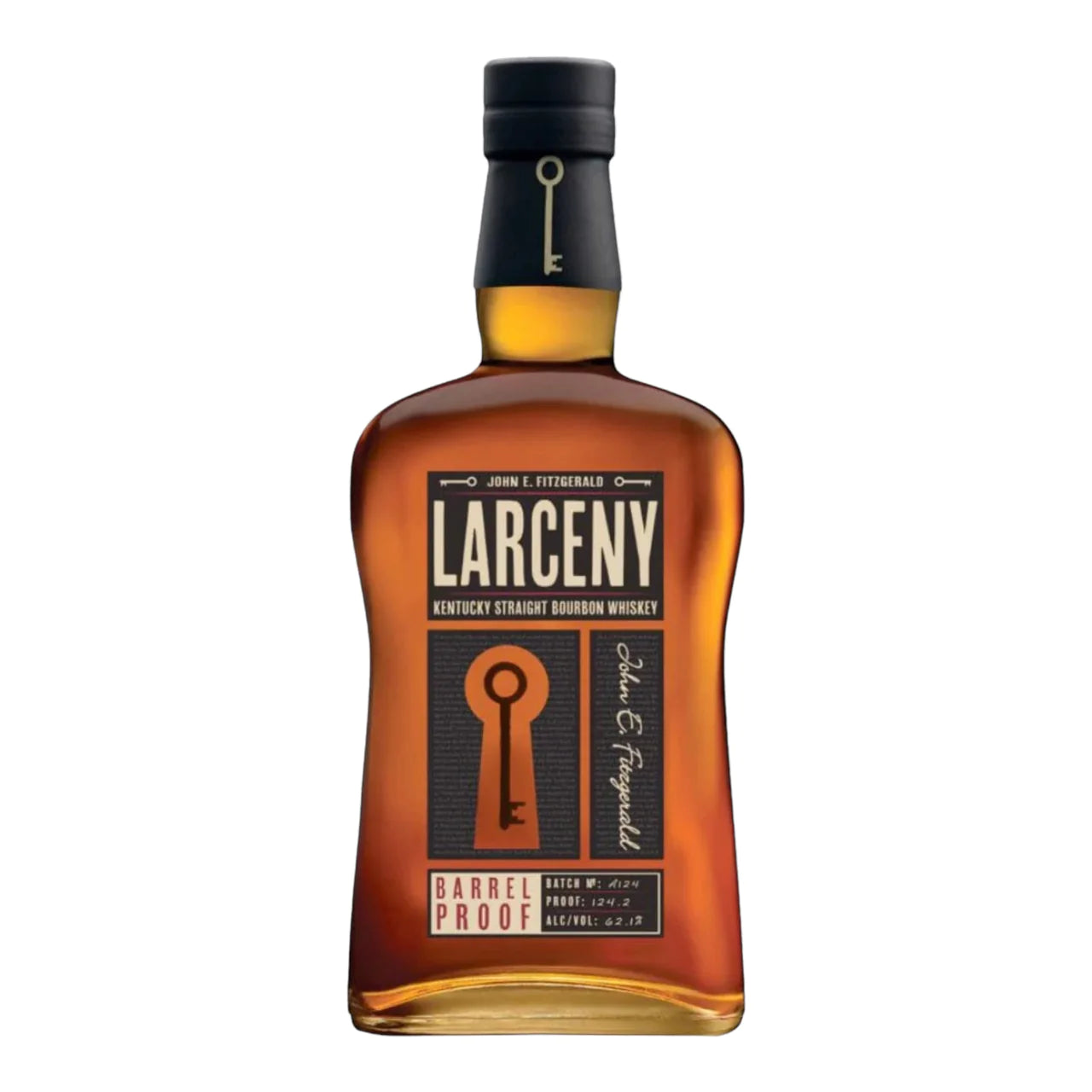 John E. Fitzgerald Larceny Batch A124 Barrel Proof Very Small Batch Kentucky Straight Bourbon Whiskey 750ml