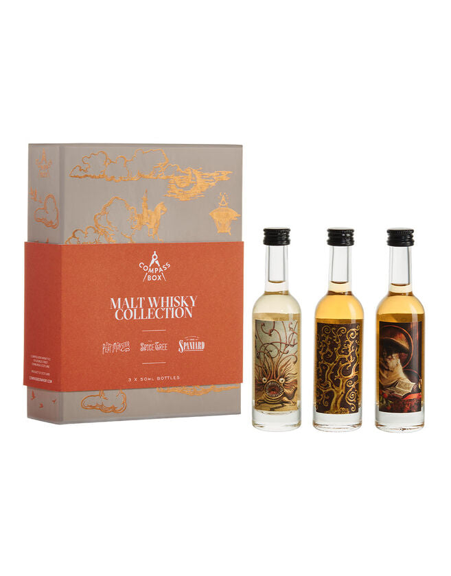 Compass Box Blended Malt Scotch Whisky 50ml Bundle 3-Pack