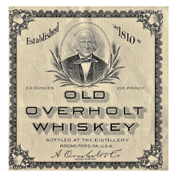 Old Overholt 10 Year Old Straight Rye Whiskey 750ml