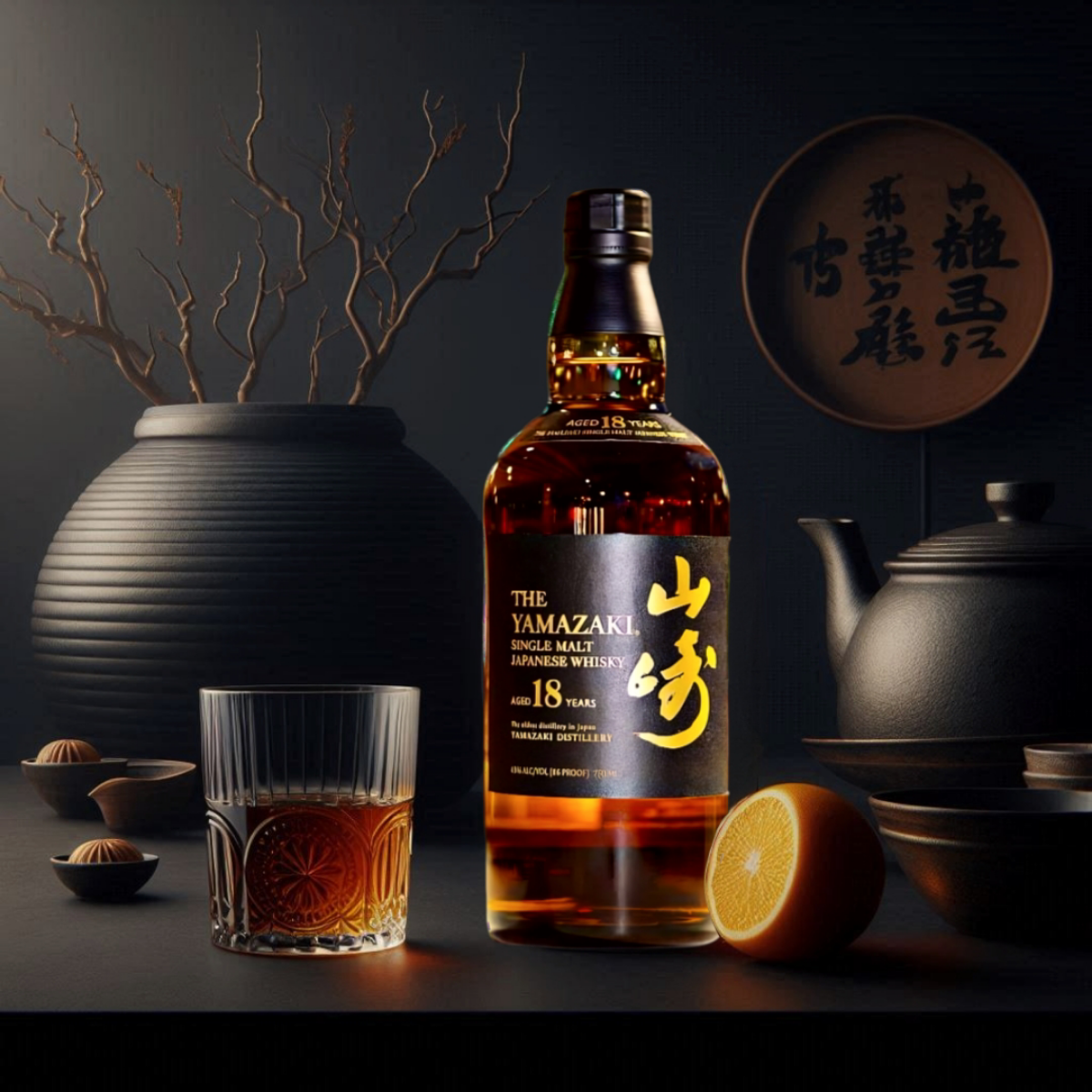 Yamazaki Mizunara Japanese Oak Cask 100th Anniversary 18 Year Old Single Malt Whisky