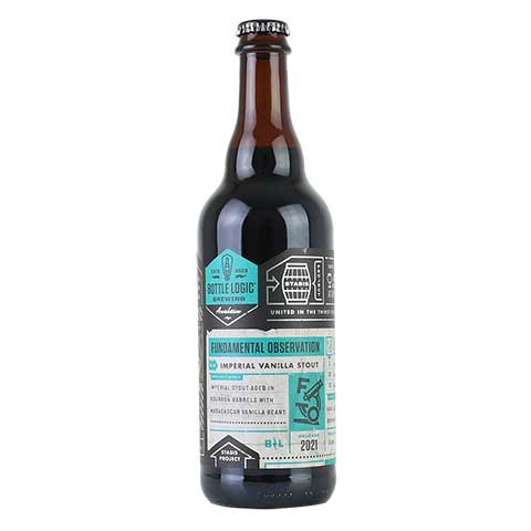 Bottle Logic Brewing Fundamental Observation Imperial Vanilla Stout Beer 500ml