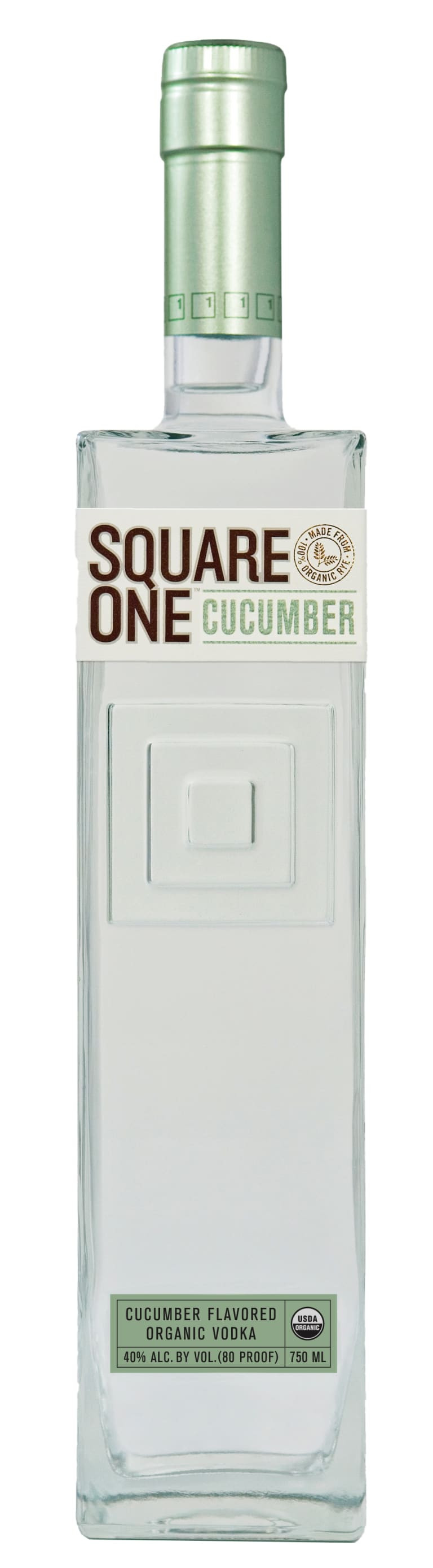 Square One Organic Cucumber Flavored Vodka 750ml