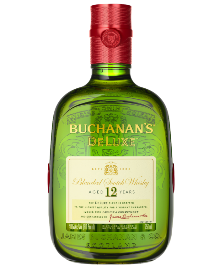 Buchanan's De Luxe 12 Year Old Blended Scotch Whisky 750ml