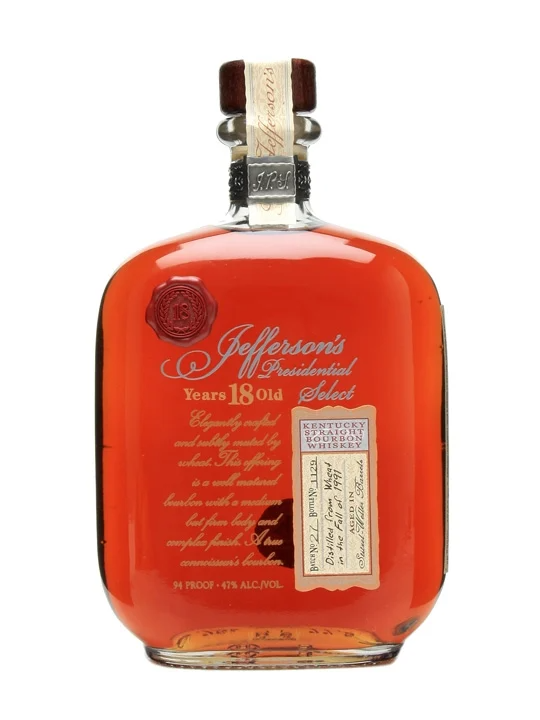 Jefferson's Presidential Select 1991 18 Year Old Bourbon Batch #18 / Stitzel-Weller 750ml