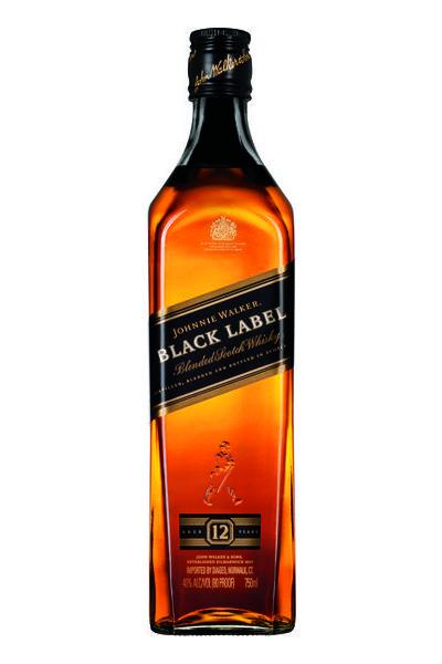 Johnnie Walker Black Label 12 Year Old Blended Scotch Whisky 750ml