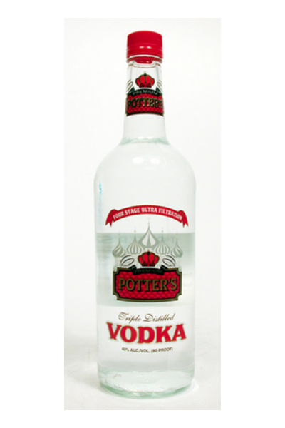 Potters Vodka 750ml