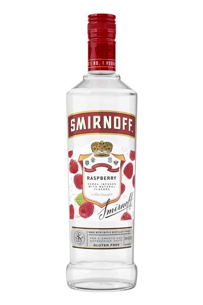 Smirnoff Raspberry Vodka 750ml