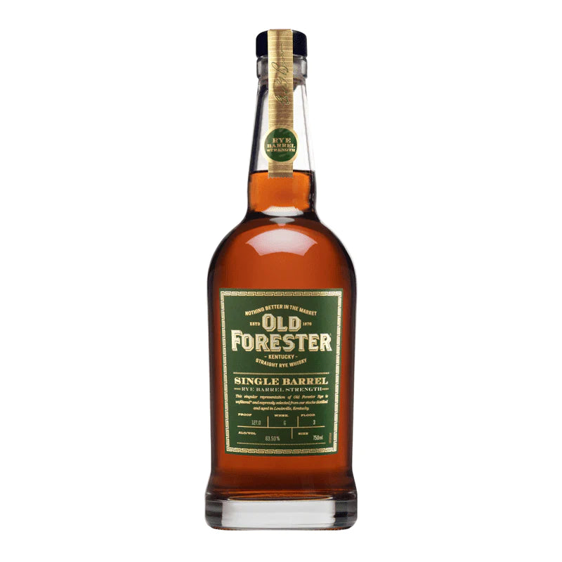 Old Forester Single Barrel Rye Barrel Strength Kentucky Straight Rye Whiskey