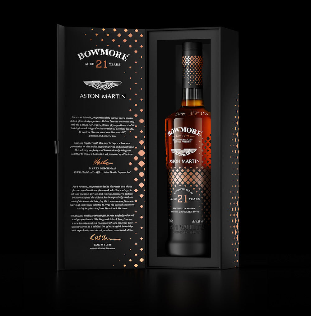 Bowmore Aston Martin Masters Selection 21 Year Old Single Malt Scotch Whisky 750ml