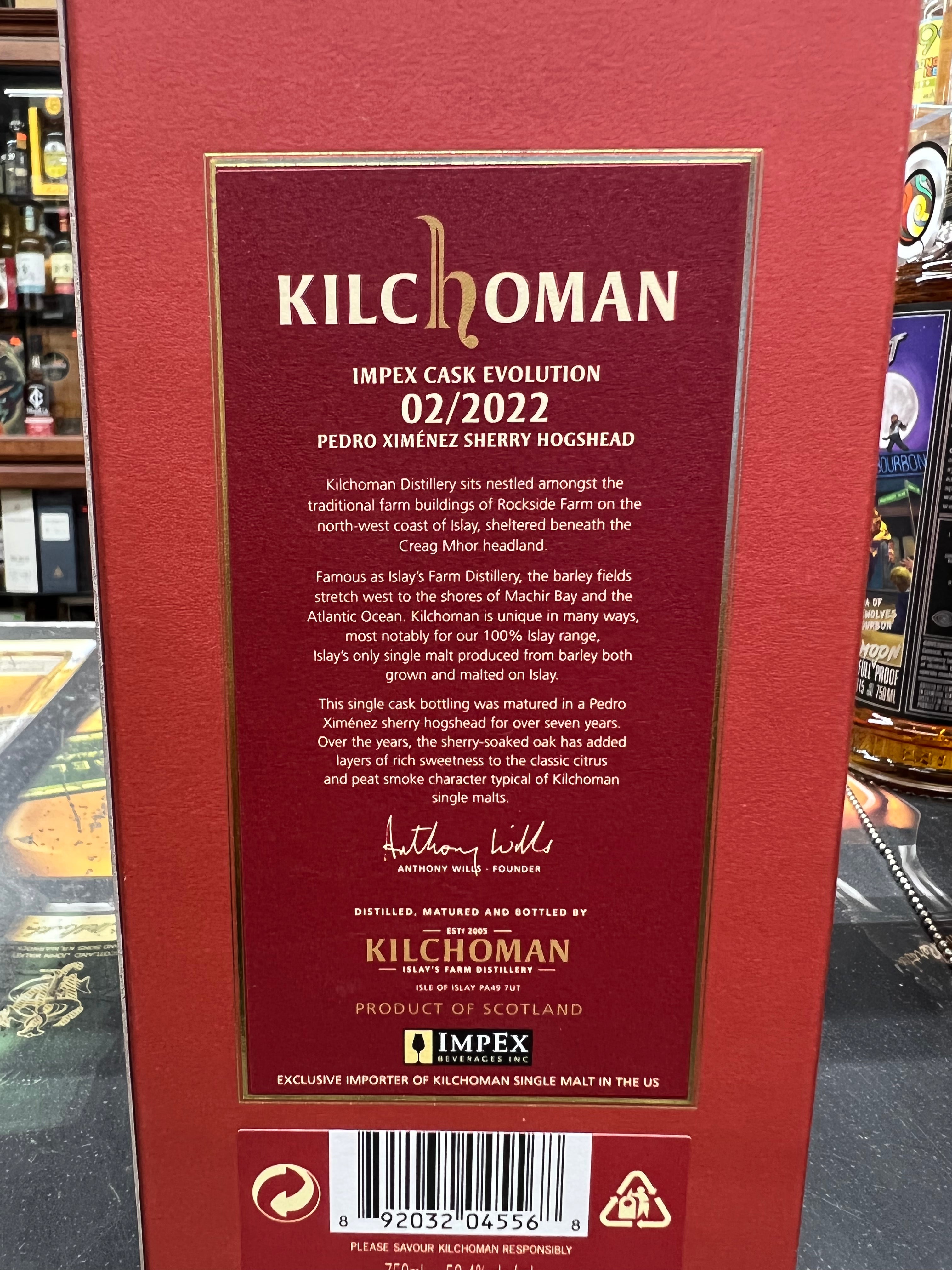 2022 Kilchoman Impex Cask Evolution Single Malt Scotch Whisky 750ml