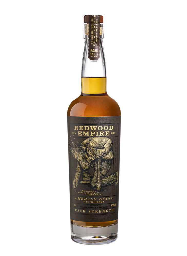 Redwood Empire Emerald Giant Rye Whiskey 750ml