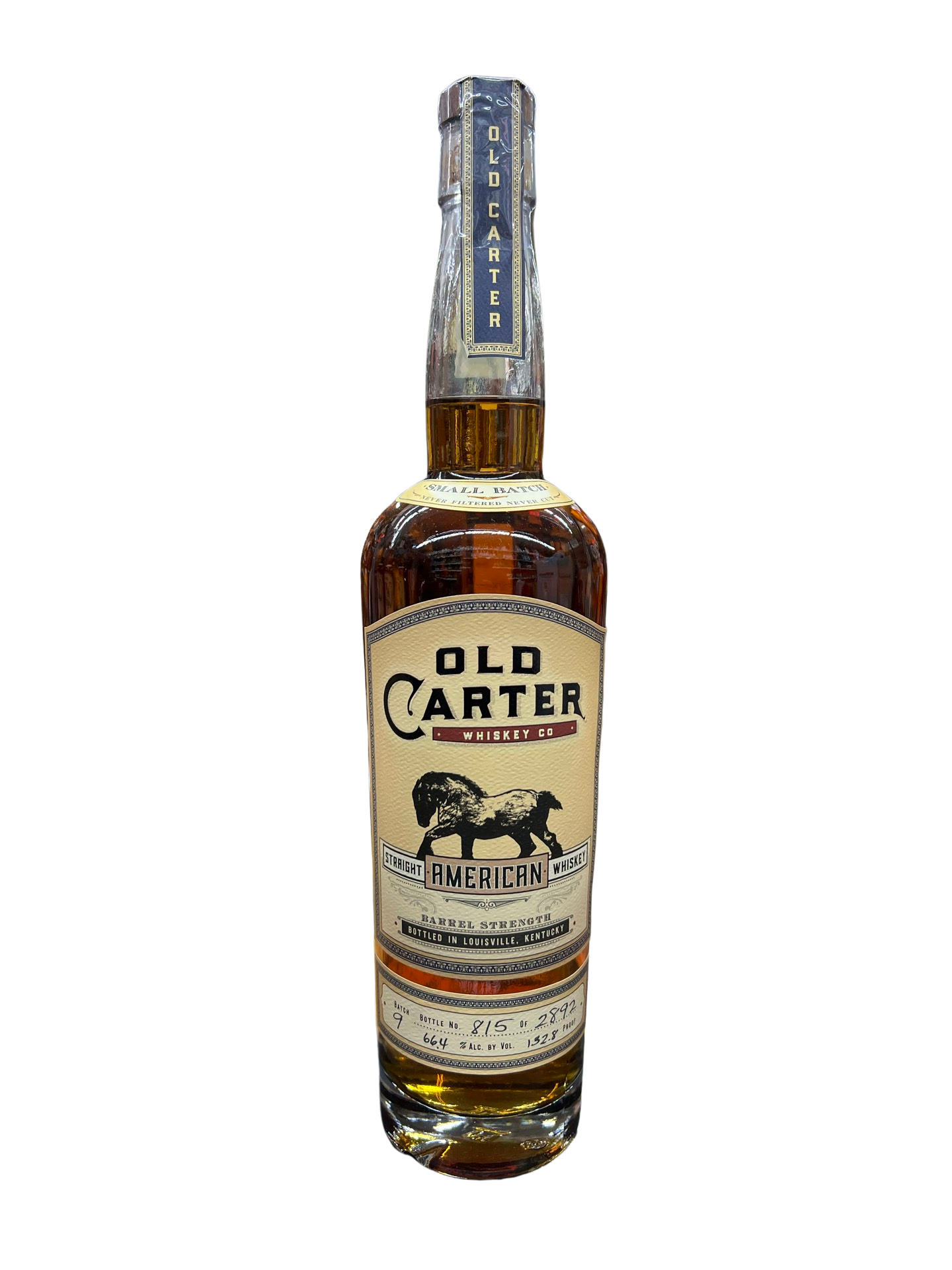 Old Carter Batch 9 Straight Bourbon Whiskey 750ml