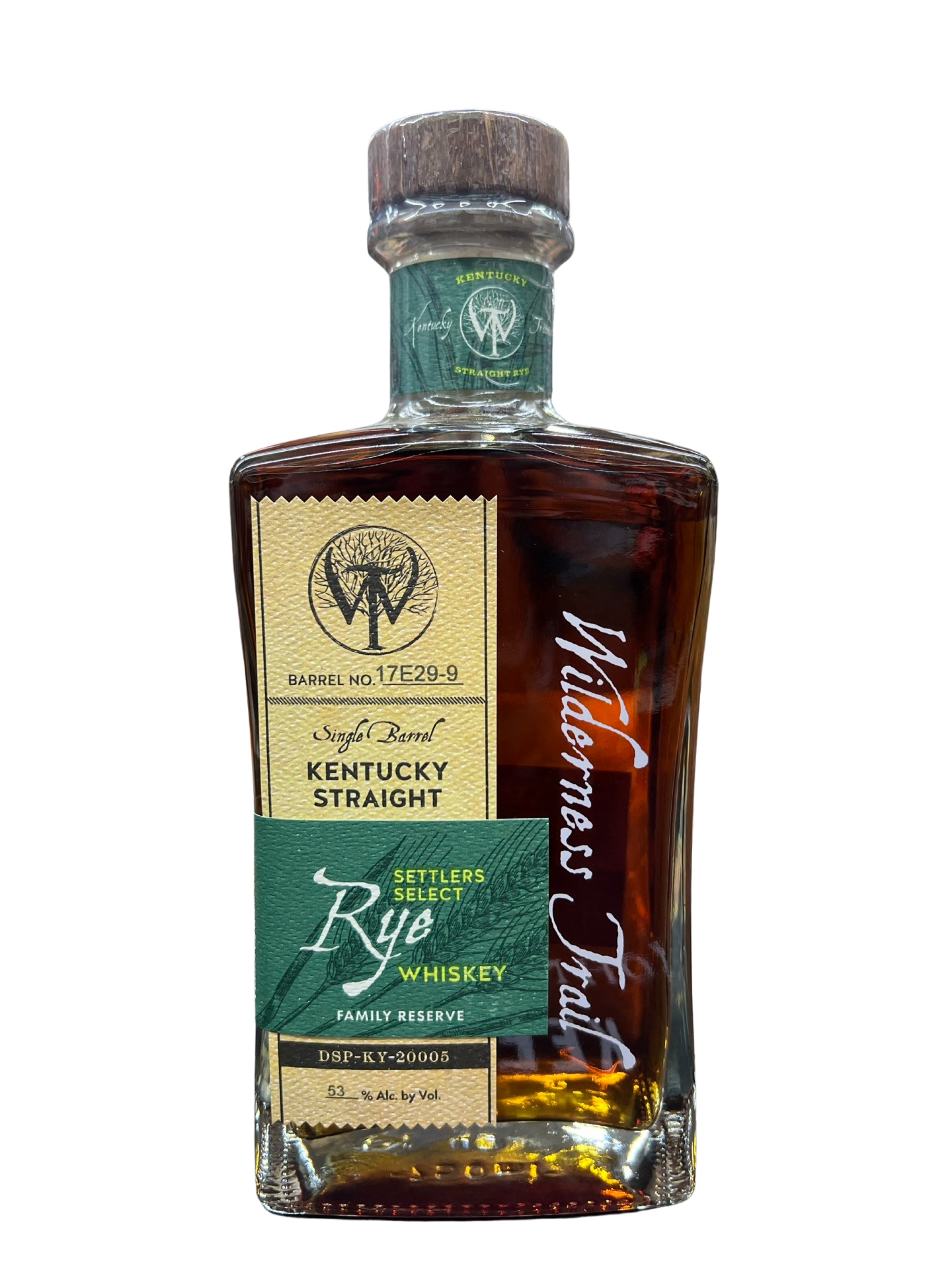 Wilderness Trail Green Label Kentucky EL Cerrito Liquor Store Pick Straight Rye Whiskey