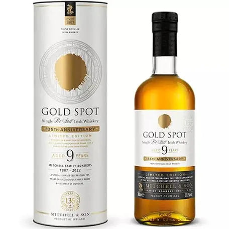 Mitchell & Son Gold Spot 9 Year Old Single Pot Still Irish Whiskey