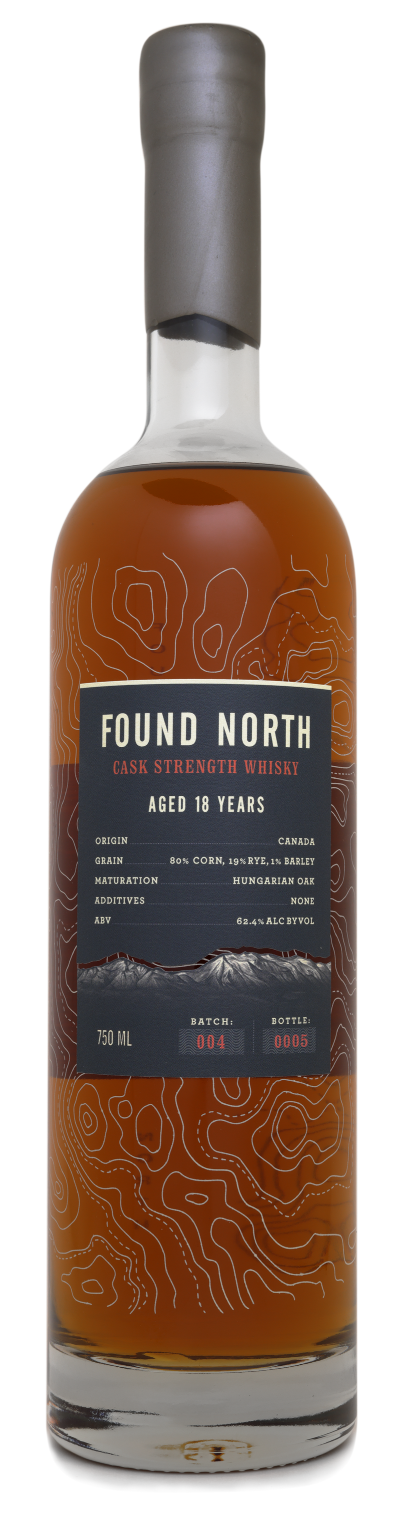 Found North 18 Year Old Batch 004 Cask Strength Whiskey 750ml