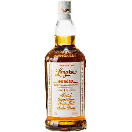 Springbank Longrow 11 Year Old Red Limited Edition Tawny Port Cask Matured Peated Single Malt Scotch Whisky 700ml