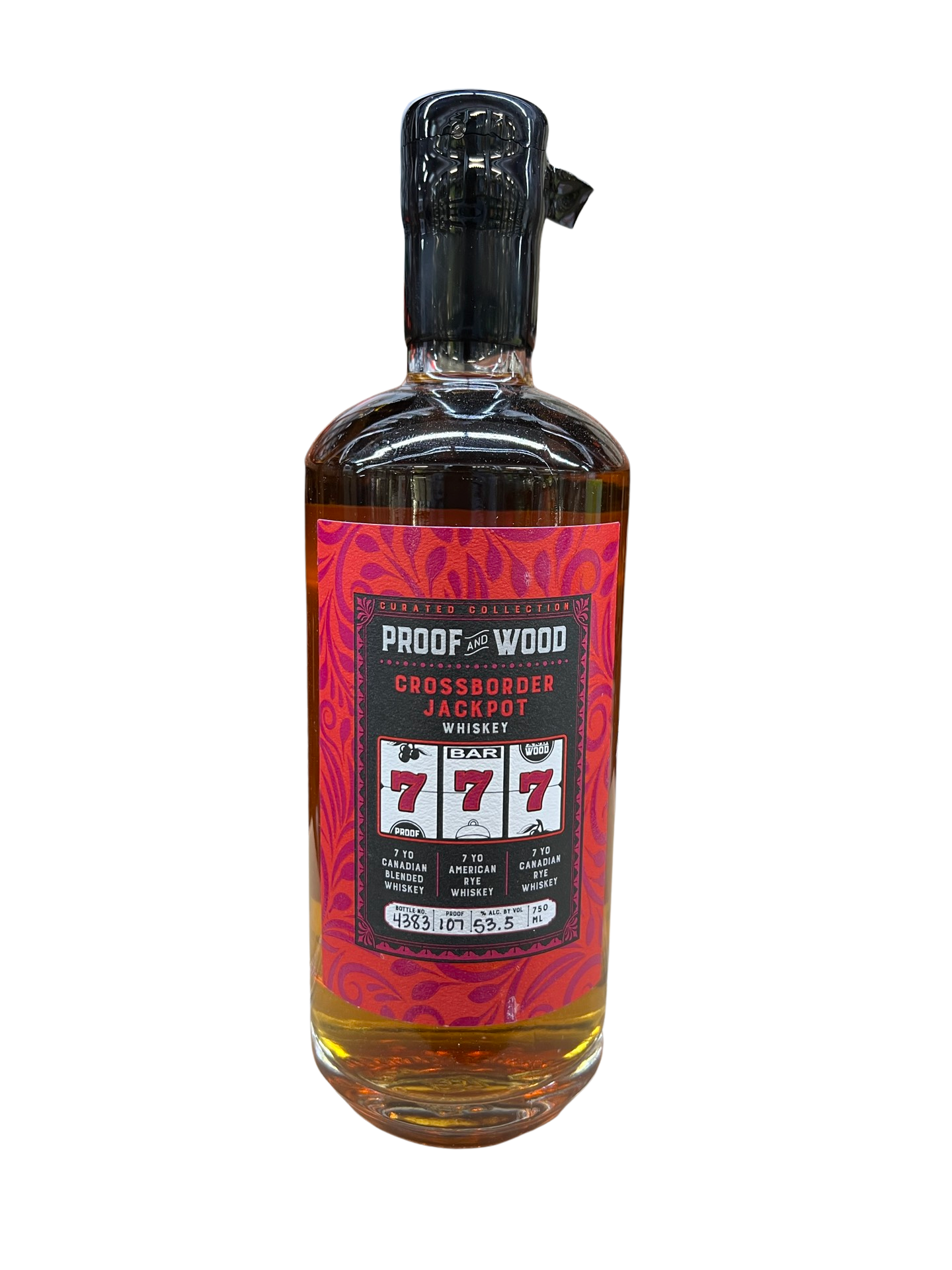 Proof and Wood Crossborder Jackpot 7 year Old Blended Whiskey 750ml