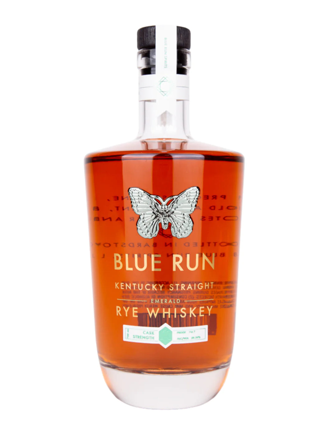 Blue Run Kentucky Straight Emerald Cask Strength Rye Whiskey 750ml