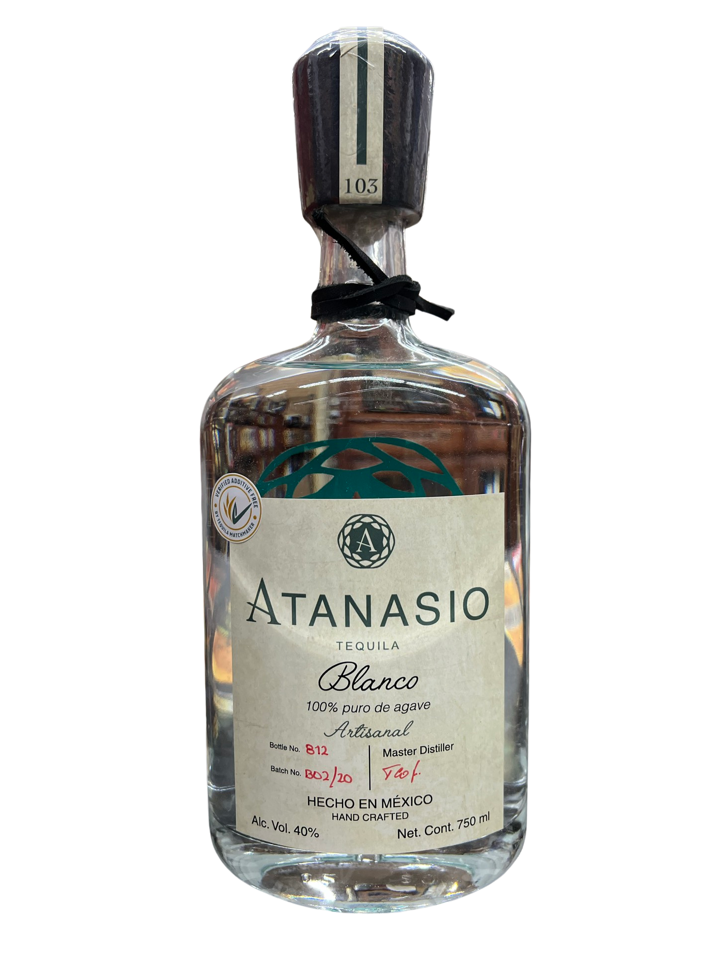 Atanasio Blanco Tequila 750ml